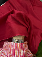 SELLY COTTON MAROON RED
