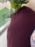 279 DOUBLE GOUZE MUSLIN GRAPE COLOR