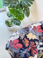 RYF 86 RAYON BLUE SOFT BIG WIDTH FOIL PRINT