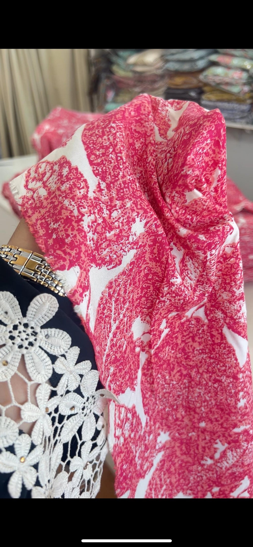 ROSY CANVAS THICK RAYON COTTON