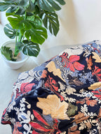 RYF 86 RAYON BLUE SOFT BIG WIDTH FOIL PRINT
