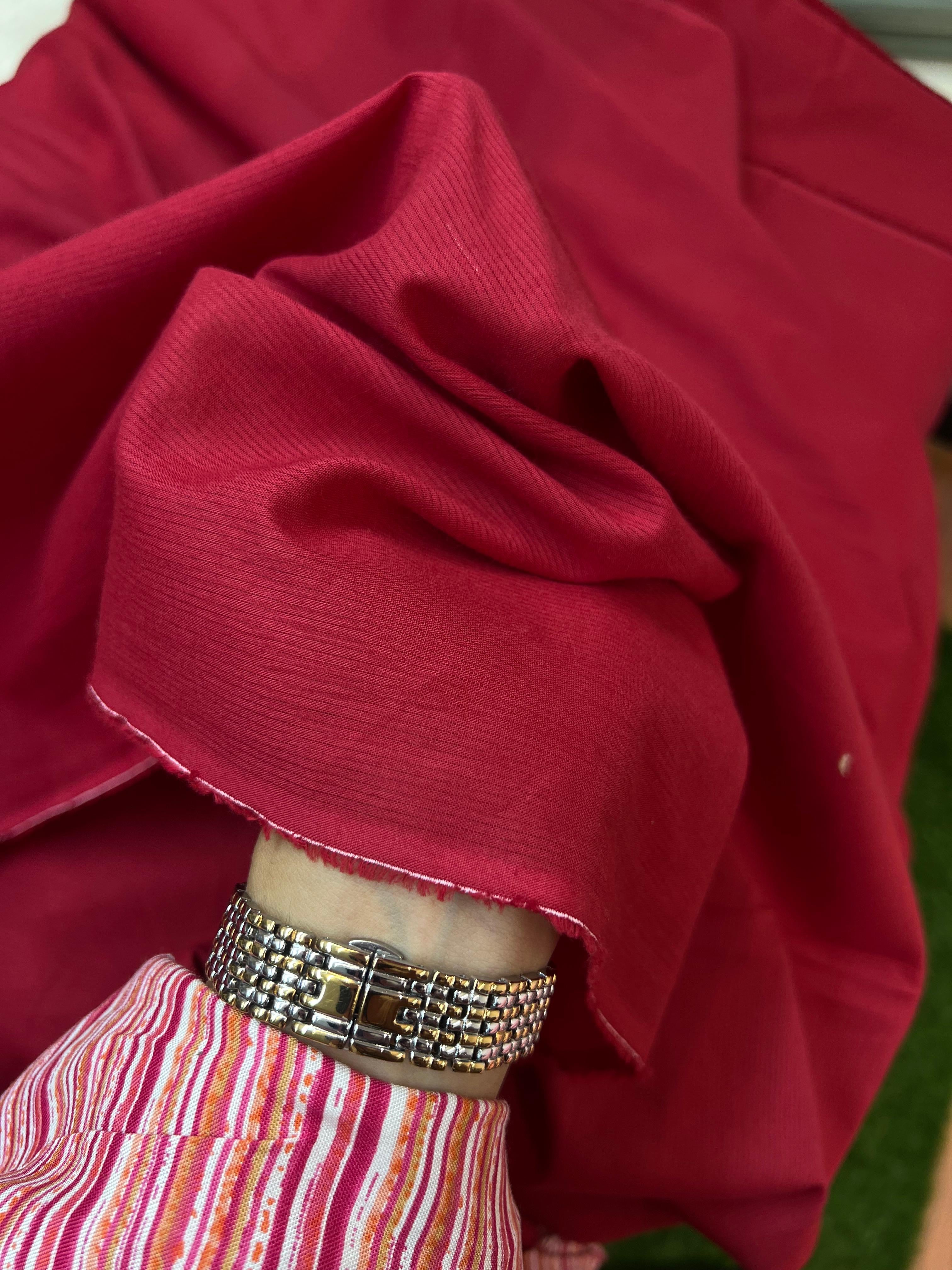 SELLY COTTON MAROON RED