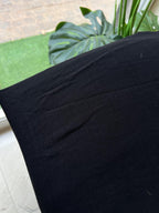 258 DOUBLE MUSLIN COTTON BLACK