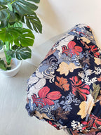 RYF 86 RAYON BLUE SOFT BIG WIDTH FOIL PRINT