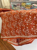 PRINTED COTTON 2 ORANGE BOTTOM