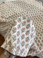 PRINTED COTTON FLORAL MEHANDI 8 BOTTOM