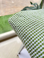SEERSUCKER 269 CHECK GREEN